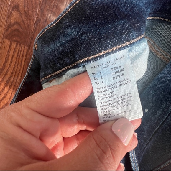 American Eagle Next Level Stretch Curvy Jegging size 6 REG - Picture 5 of 5